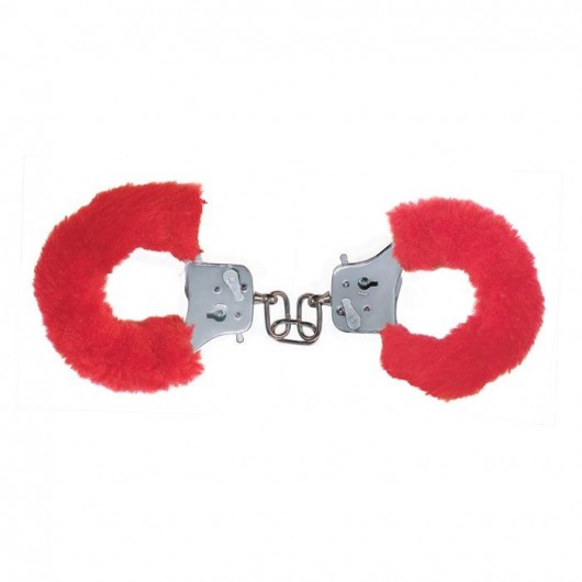 Красные игровые наручники - Toy Joy - купить с доставкой в Москве