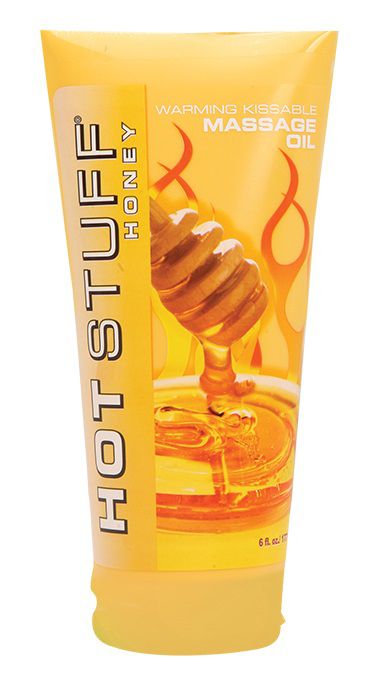 Разогревающее массажное масло с ароматом мёда Hot Stuff Warming Oil - 177 мл. - Topco Sales - купить с доставкой в Москве