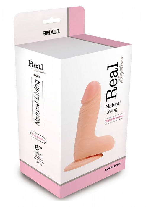 Телесный фаллоимитатор DILDO REAL RAPTURE - 17 см. - Toyz4lovers