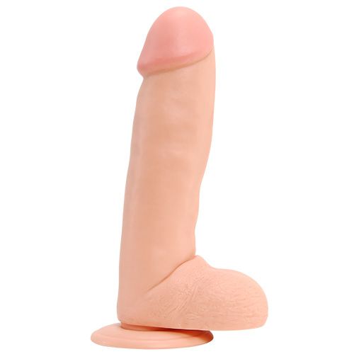 Телесный фаллоимитатор REALISTIC DILDO REAL RAPTURE на присоске - 31,3 см. - Toyz4lovers