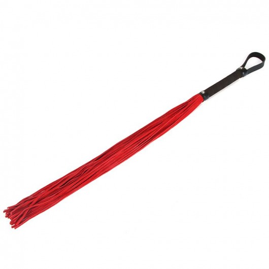 Мягкая плеть c красными шнурами SOFT RED LASH - 58 см. - Erotic Fantasy - купить с доставкой в Москве