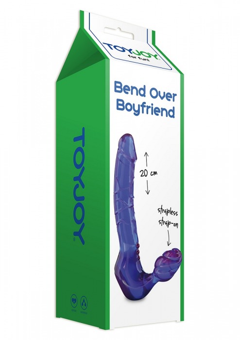 Безремневой вагинальный страпон Bend Over Boyfriend - Toy Joy - купить с доставкой в Москве