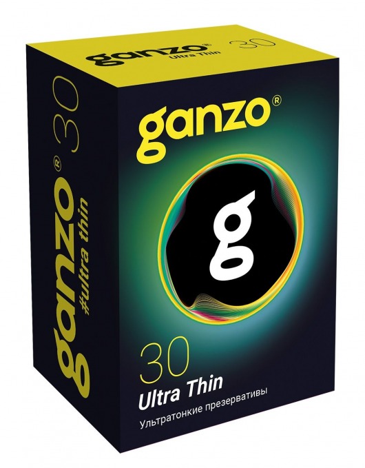 Супертонкие презервативы Ganzo Ultra thin - 30 шт. - Ganzo - купить с доставкой в Москве