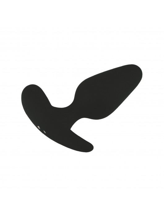 Черная анальная вибропробка с управлением через приложение - 10,3 см. - Волшебная страна