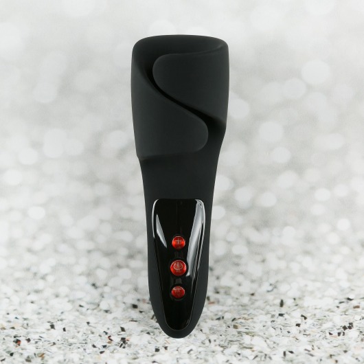 Черный вибромастурбатор с пульсацией Apollo - HOT planet - в Москве купить с доставкой