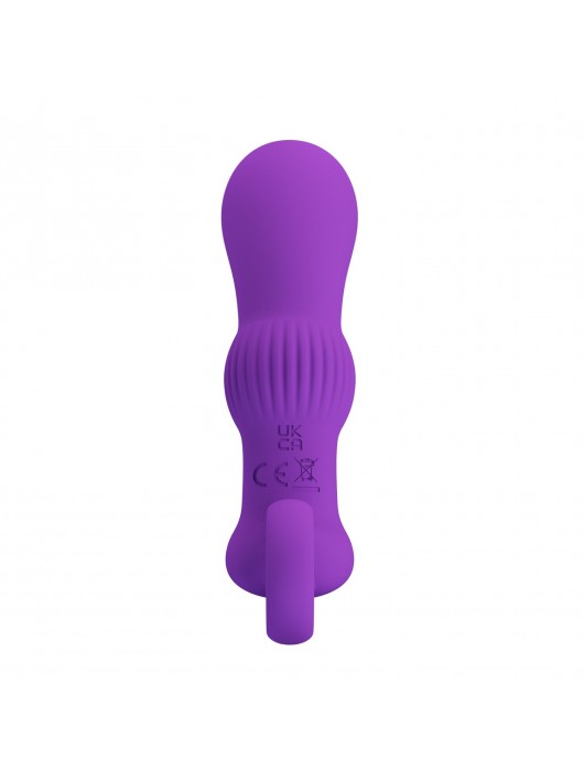 Фиолетовый вибромассажёр для массажа простаты Cayla - 11,2 см. - Baile - в Москве купить с доставкой