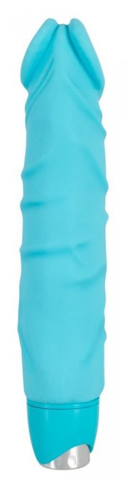 Бирюзовый вибратор-реалистик Joy - 23,5 см. - Orion