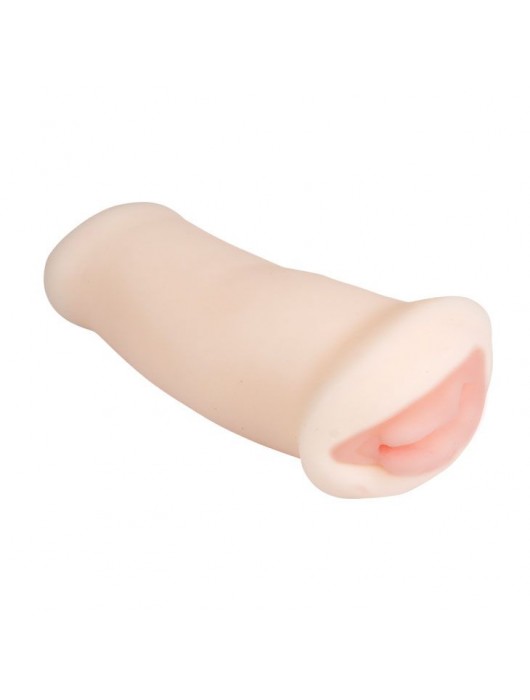 Вибрирующий мастурбатор-вагина с нежными губками Lily - 18 см. - Baile - в Москве купить с доставкой