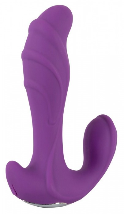 Фиолетовый вибратор Javida 3-point Vibe - 15 см. - Orion