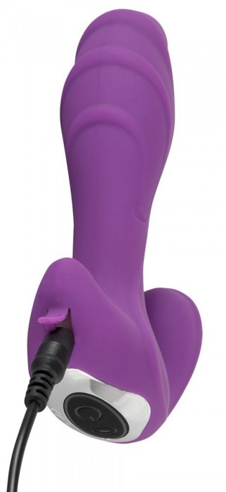 Фиолетовый вибратор Javida 3-point Vibe - 15 см. - Orion