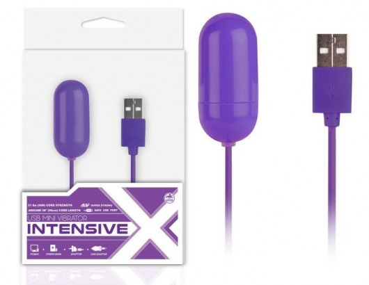 Большео фиолетовое виброяйцо, работающее от USB - NMC