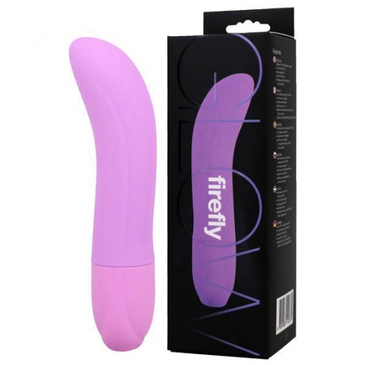 Фиолетовый вибромассажер для стимуляции G-spot - 13 см. - Seven Creations