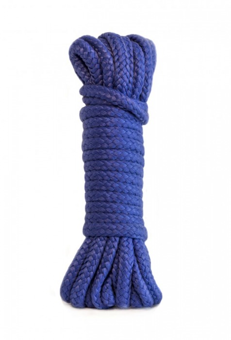 Синяя веревка Bondage Collection Blue - 9 м. - Lola Games - купить с доставкой в Москве