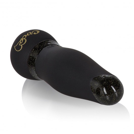 Чёрный мини-вибромассажер Coco Licious Hide   Play Pocket Massagers - 9 см. - California Exotic Novelties