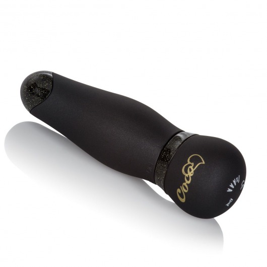 Чёрный мини-вибромассажер Coco Licious Hide   Play Pocket Massagers - 9 см. - California Exotic Novelties