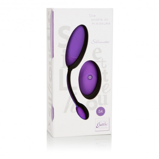 Фиолетовое беспроводное виброяйцо Silhouette S4 - California Exotic Novelties