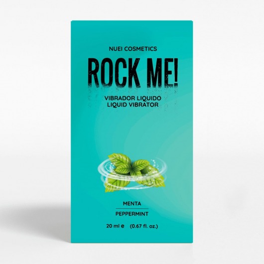 Жидкий вибратор Nuei Rock Me! с ароматом мяты - 20 мл. - Nuei cosmetics - купить с доставкой в Москве