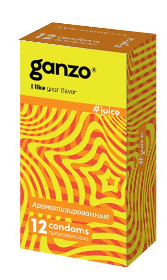 Ароматизированные презервативы Ganzo Juice - 12 шт. - Ganzo - купить с доставкой в Москве