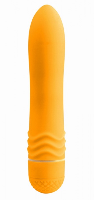Вибратор Neon Luv Touch Wave Orange - 19 см. - Pipedream
