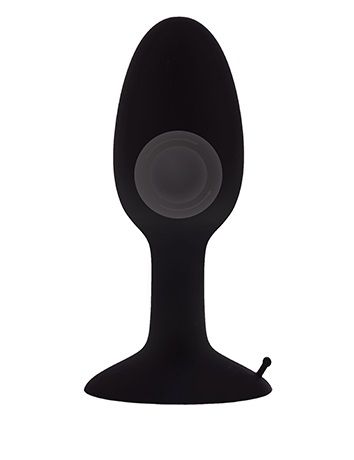 Чёрная анальная пробка с движущимся шариком внутри MENZSTUFF ROLL PLAY - 10 см. - Dream Toys
