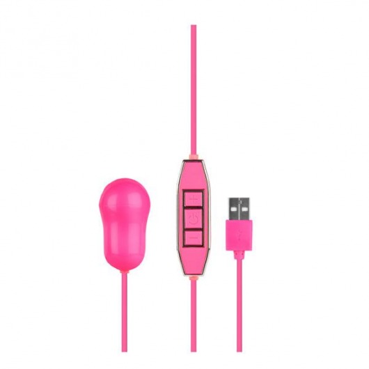 Розовый вибростимулятор с питанием от USB LET US-B 10 RHYTHMS BULLET LARGE PINK - Dream Toys
