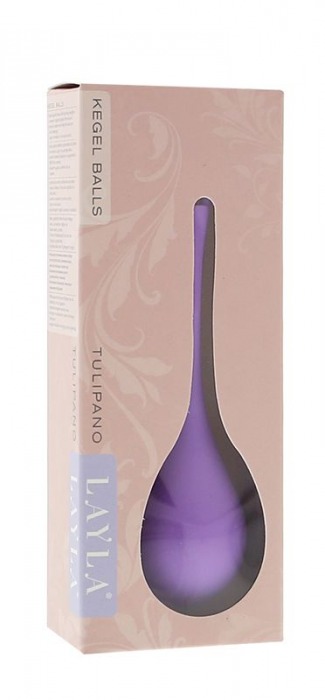 Фиолетовый вагинальный шарик LAYLA TULIPANO - Seven Creations
