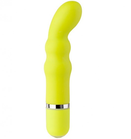Зелёный вибромассажёр NEON TEASER VIBE GREEN - 11,4 см. - Dream Toys