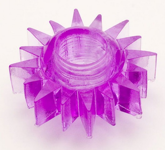 Фиолетовое эрекционное кольцо - Toyfa Basic - в Москве купить с доставкой