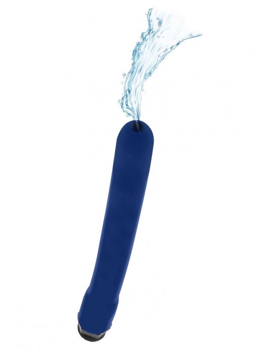 Синяя анальная насадка для душа Buttocks The Streamer Anal Douche - 24,5 см. - Toy Joy - купить с доставкой в Москве