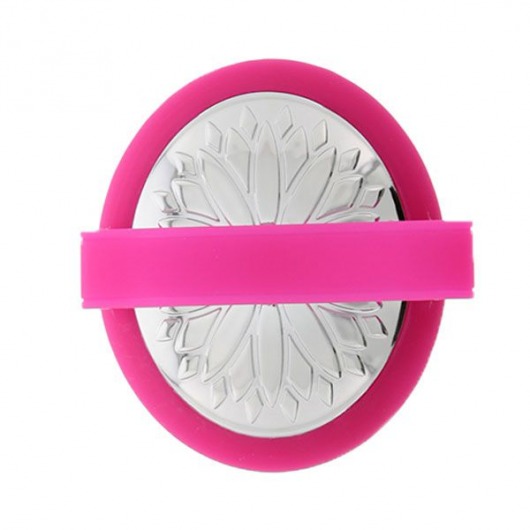 Розовая перезаряжаемая виброщёточка для клиторальной стимуляции MONA PINK - Dibe