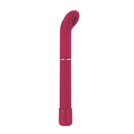 Розовый вибратор с загнутым кончиком i9 Teaser Exciters - 17 см. - California Exotic Novelties