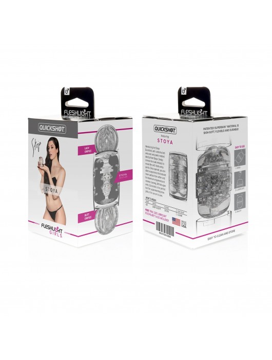 Мастурбатор Fleshlight Quickshot Stoya - вагина и анус - Fleshlight - в Москве купить с доставкой