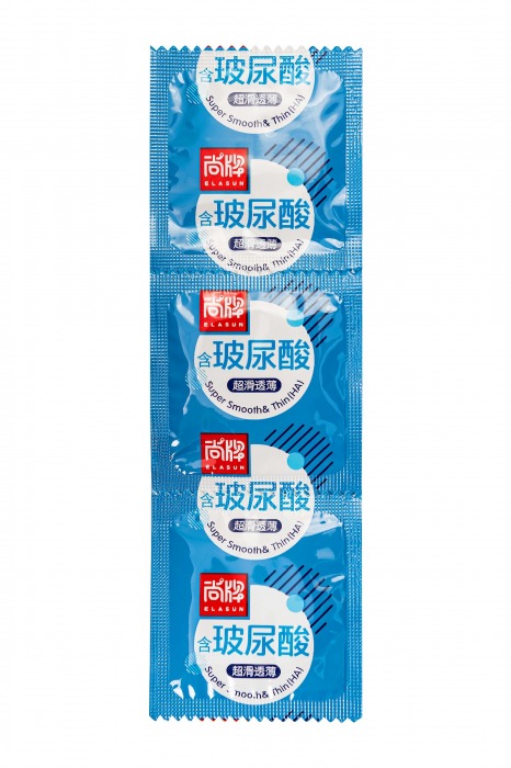 Ультратонкие презервативы Elasun Ultra-thin and Smooth - 3 шт. - Elasun - купить с доставкой в Москве