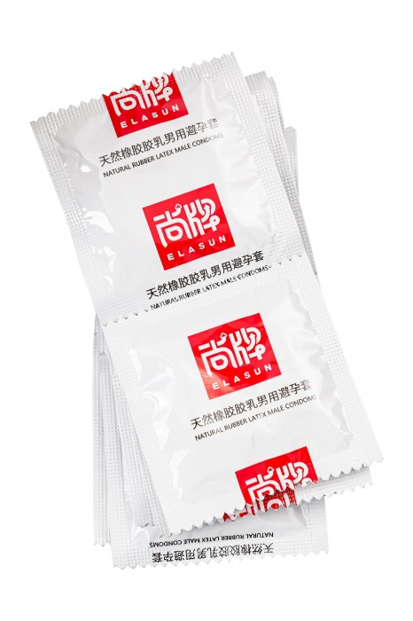 Презервативы с точками и ребрами Elasun Ribbed and Dotted - 10 шт. - Elasun - купить с доставкой в Москве