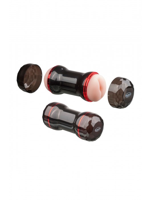 Двусторонний мастурбатор в колбе Double Joy - MALESATION - в Москве купить с доставкой