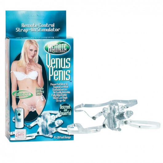 Прозрачная бабочка для клитора - California Exotic Novelties
