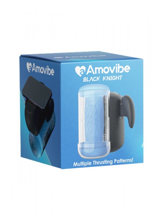 Инновационный робот-мастурбатор Black Knight с функцией пенетрации - Amovibe - в Москве купить с доставкой