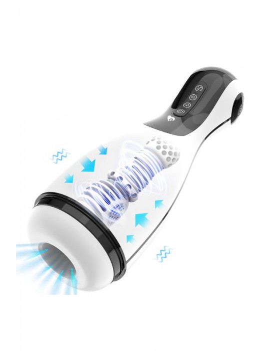 Белый инновационный мастурбатор Good night с имитацией орального секса - Amovibe - в Москве купить с доставкой