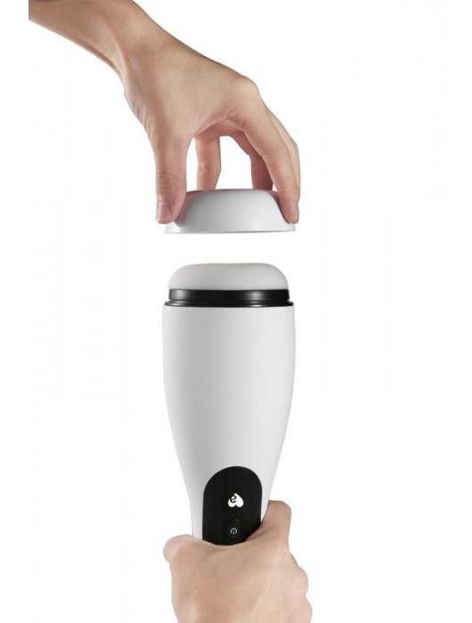 Белый инновационный мастурбатор Good night с имитацией орального секса - Amovibe - в Москве купить с доставкой