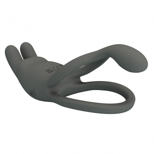Серое эрекционное виброкольцо Dwayne - Baile - в Москве купить с доставкой