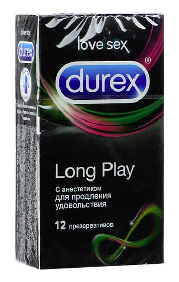 Презервативы для продления удовольствия Durex Long Play - 12 шт. - Durex - купить с доставкой в Москве