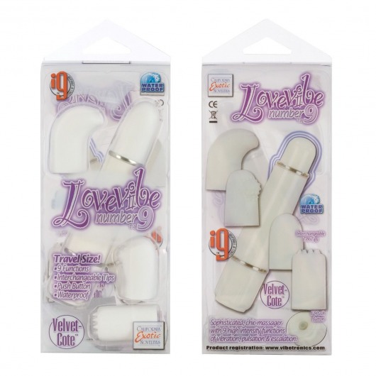 Вибронабор Lovevibe Number 9 - 11 см. - California Exotic Novelties