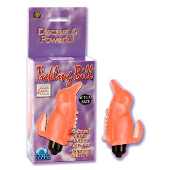 Оранжевая виброптичка TICKLING BILL - California Exotic Novelties