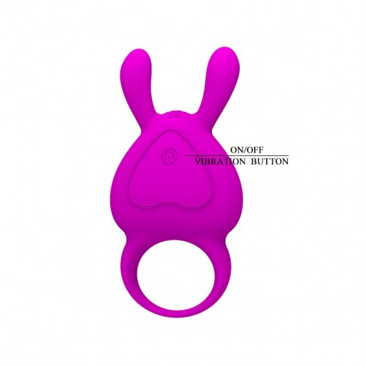 Фиолетовое перезаряжаемое эрекционное кольцо с вибрацией - Baile - в Москве купить с доставкой