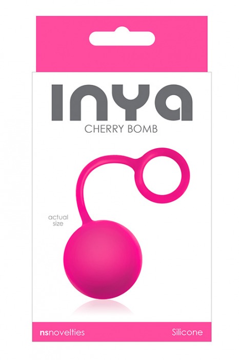 Розовый вагинальный шарик INYA Cherry Bomb Pink - NS Novelties