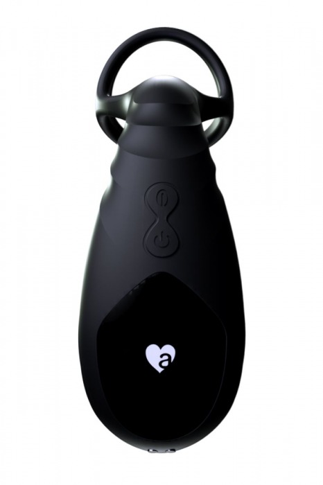 Черный инновационный масcажер простаты Pulse с функцией осцилляции - Amovibe - в Москве купить с доставкой