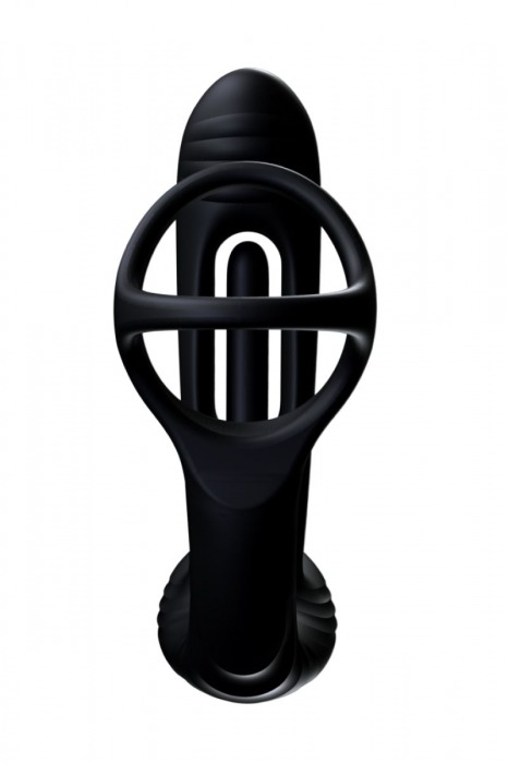 Черный инновационный масcажер простаты Pulse с функцией осцилляции - Amovibe - в Москве купить с доставкой