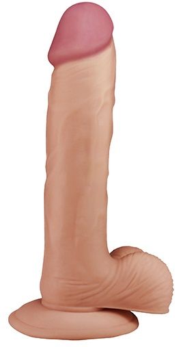 Фаллоимитатор-реалистик The Ultra Soft Dude - 22,8 см. - Lovetoy