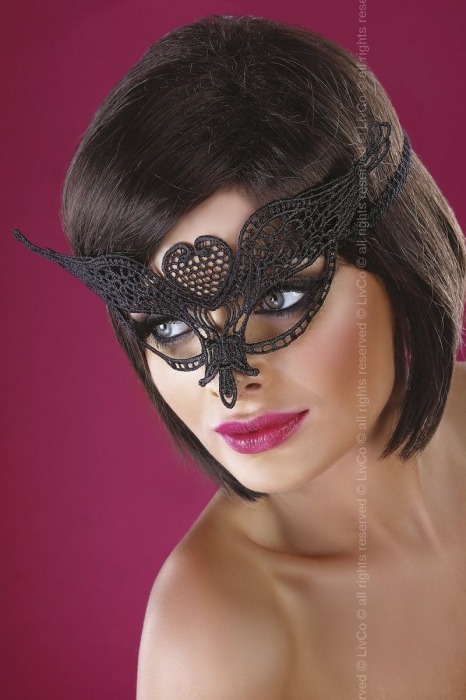 Ажурная маска с сердечком по центру - Livia Corsetti купить с доставкой