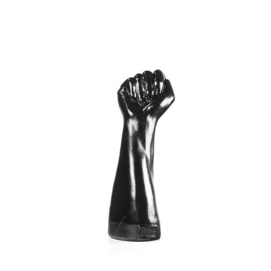 Стимулятор для фистинга Fist of Victory Black в виде руки с кулаком - 26 см. - O-Products